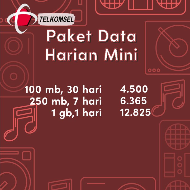 Paket Data Harian Mini Telkomsel Termurah