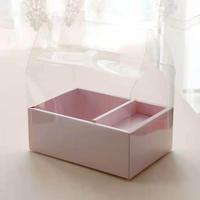 

Terlaris Flower & Cake Paper GiftBox - Kotak Kado Bunga Kerajinan GB015 - Pink