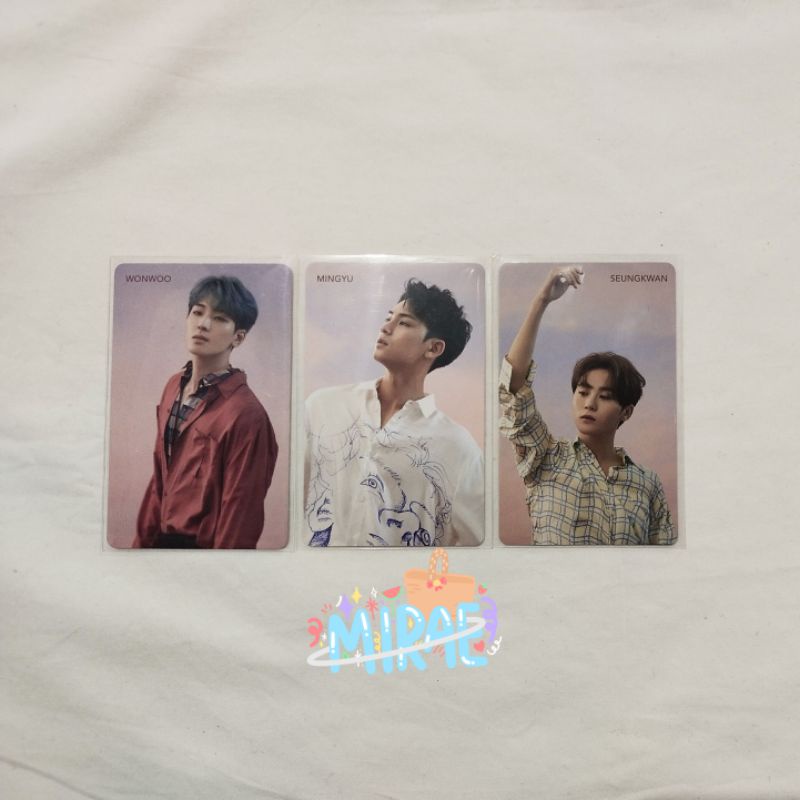 Photocard Seventeen Seungkwan Blue Pink HMV Fallin Flower Album Benefit PC Official SVT Flfl POB Boo