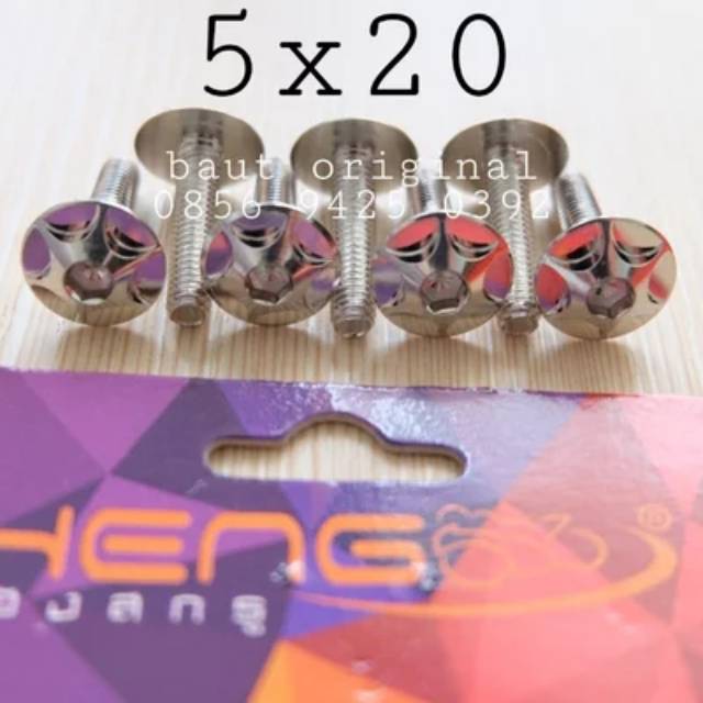 baut probolt flower spyder silver tutup tangki ninja r dan rr original heng harga 1 paket isi 7 biji