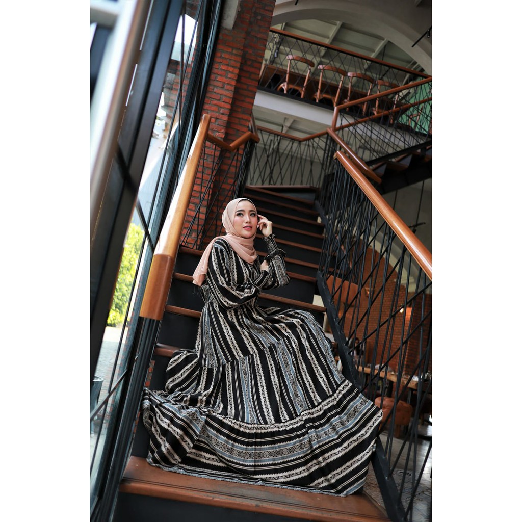 Baju Gamis Dress Muslimah HM MAXY ZURA 8