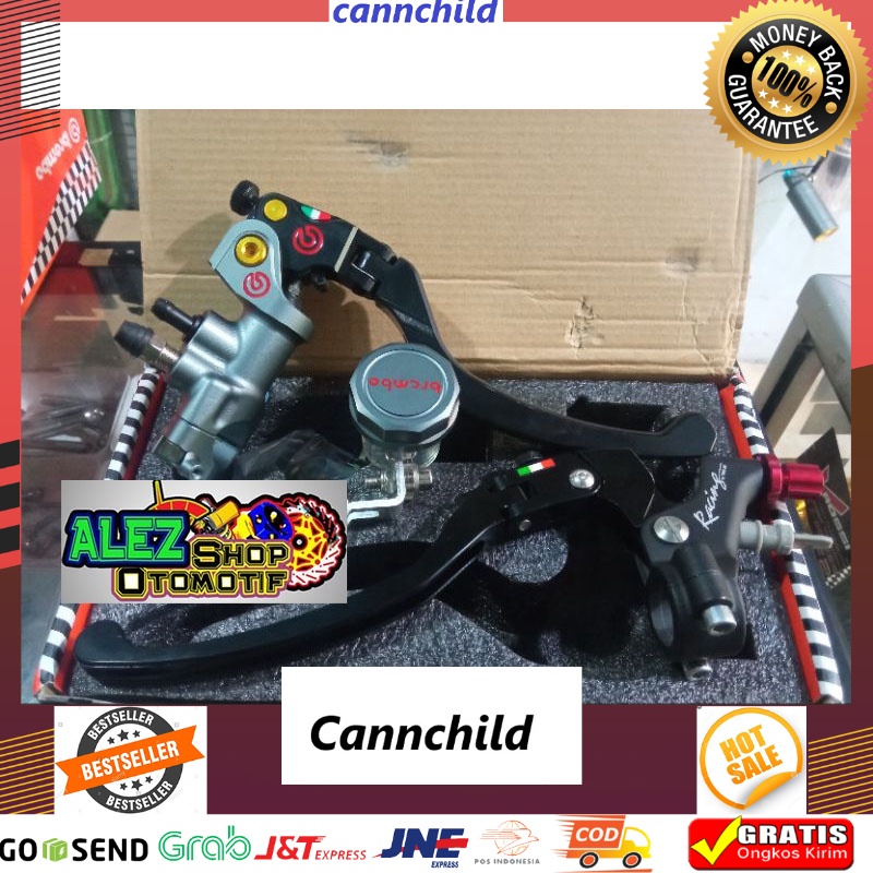 Master rem brembo GP cnc 18x18 plus handle kiri TWM thailand [Termurah Produk Original]