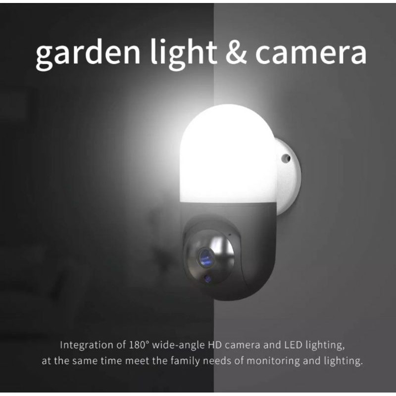 ipcam cctv yoosee garden light