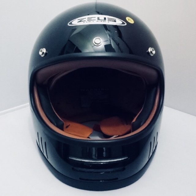 Zeus 816 816C black hitam premium helm cakil retro bogo pilot robot jadul astronot epic