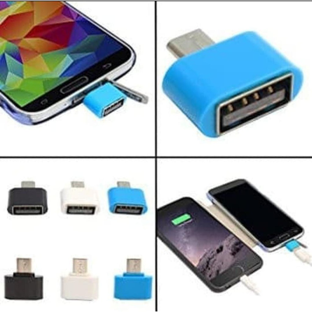 OTG Adapter Non Kabel Type C - USB / Micro - USB V8 Connection Kit