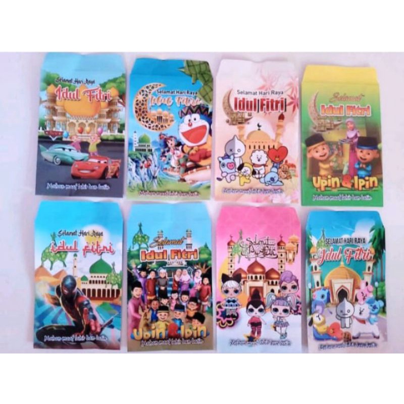 

Amplop Lebaran / Angpau / Amplop Idul Fitri karakter [ Isi 50 -100 Pcs ]