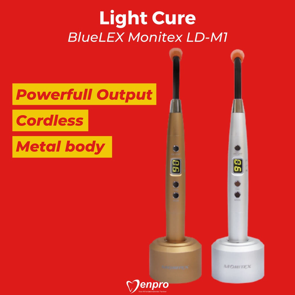 Jual Dental Light Cure Monitex Blue Lex MD 1 LED Light Cure Denpro Indonesia Shopee Indonesia