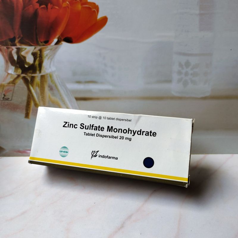 Jual Zinc Sulfate 20mg 100tablet Shopee Indonesia