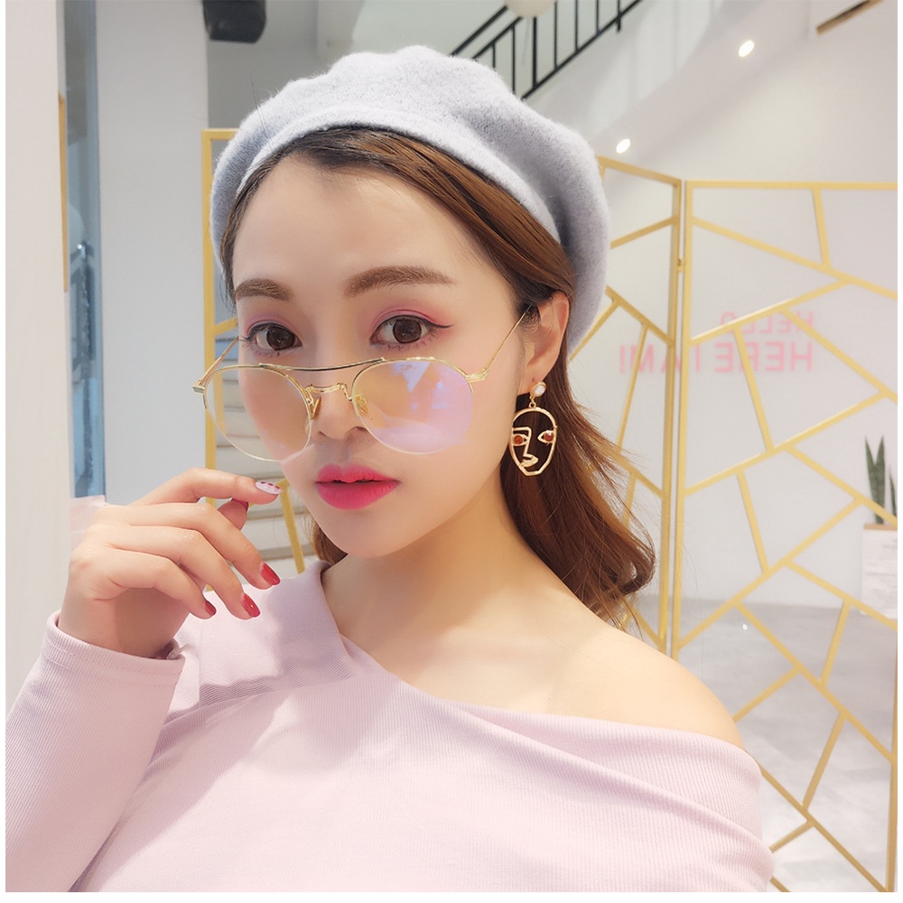 Korea wajah kepribadian desain Mutiara anting-anting anting-anting Korea gaya chic dan unik sederhan