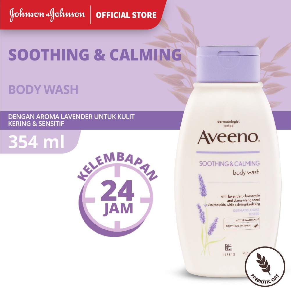 Aveeno Sabun Mandi Pelembab - Soothing and Calming Bath / Sabun Mandi Bayi - 354ml