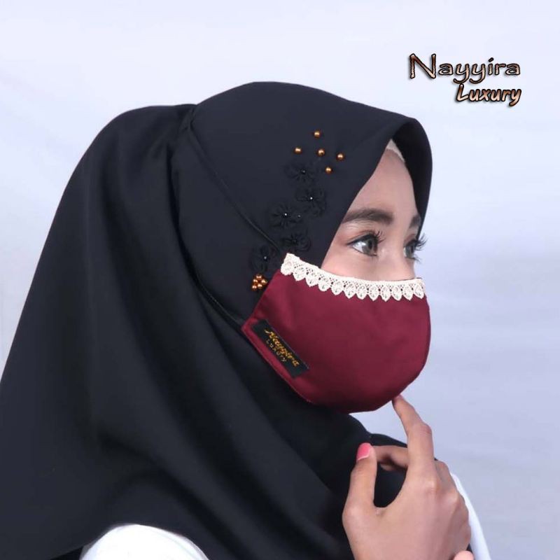 Masker Hijab Arabian by  NAYYIRA