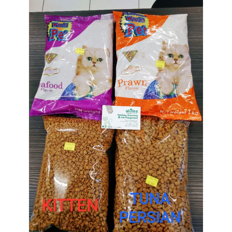 Jual best seller universal makanan kucing murah berkualitas 1kg