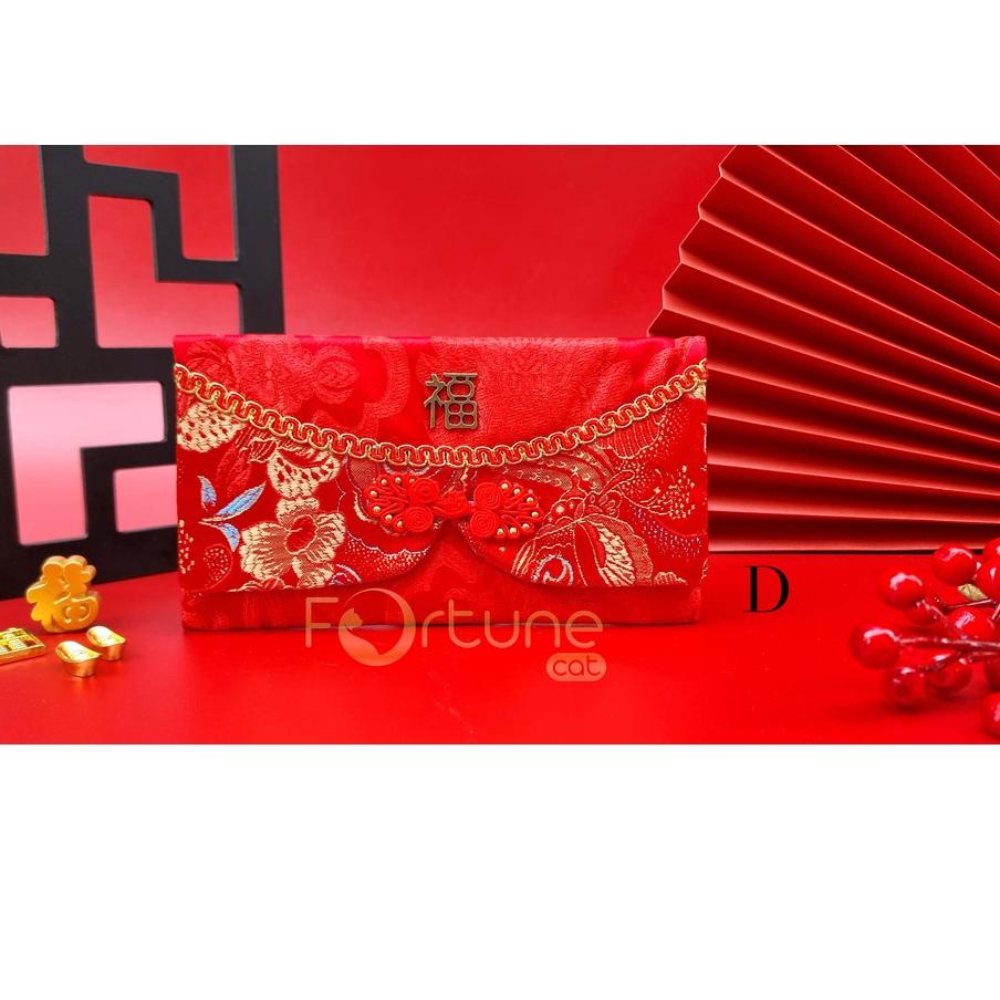 

⇜ Angpao Imlek 2022 Kain Chinese New Year Sangjit Wedding Engagement Hong bao Red Envelope Horizonta