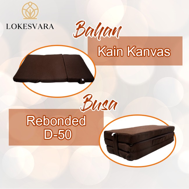 Matras/Bantal/Alas Meditasi (Bantal Doa) Persegi Zabutton Dark Brown