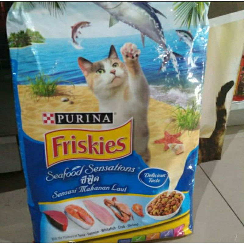 Makanan Kucing Frieskies Seafod Sensation 7 kg purina Friskis