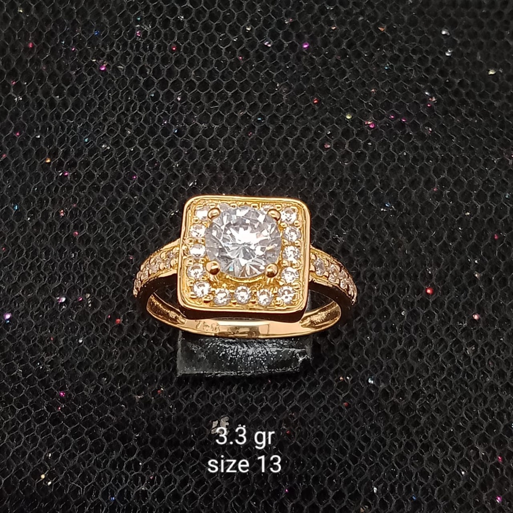 Cincin Emas 17K - 3.3 gr Kadar 750 - 160