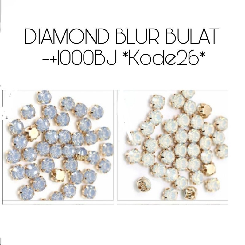 DIAMOND BLUR/SATIN BULAT -+1000BJ *KODE 26*