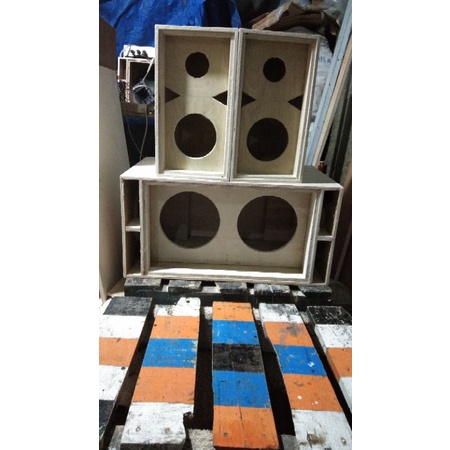 1 set miniatur 6inch double dan line array 4inch