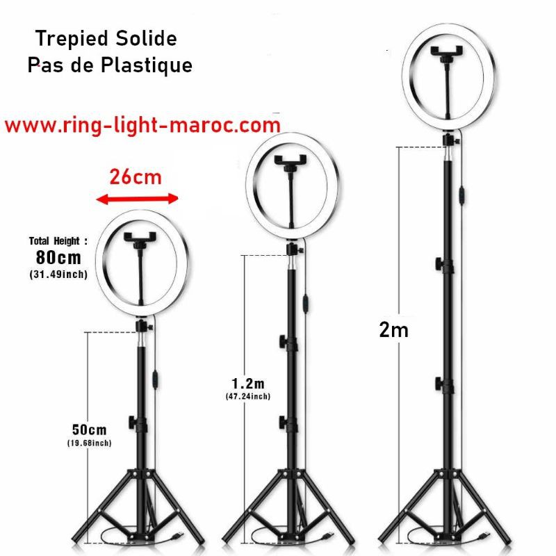 Lampu Ring fill light tripod LED selfie