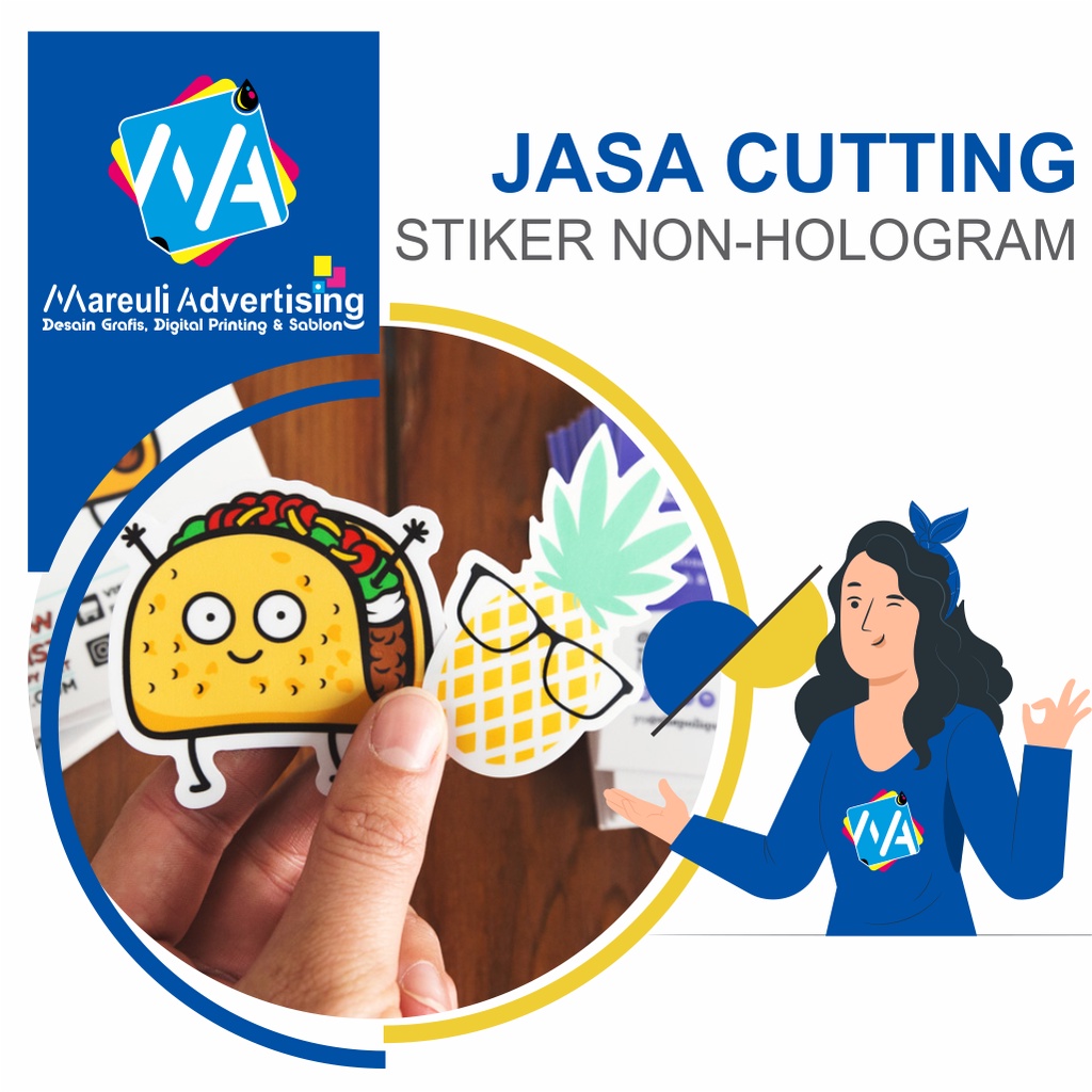 

Jasa Cutting Stiker - Jasa Potong Stiker per Lembar A3