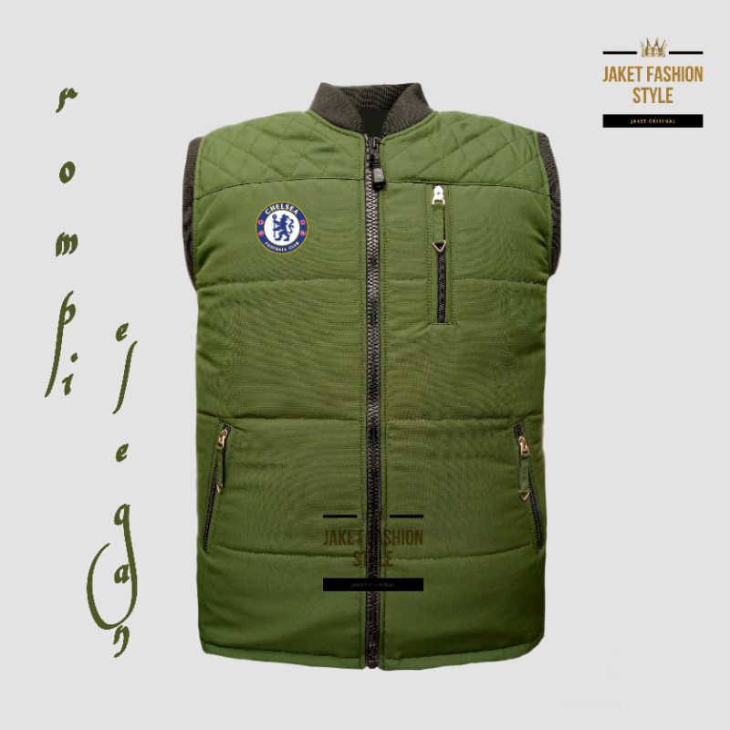 Jaket rompi chelsea pria wanita keren terbaru termurah original berkualitas / jaket gunung pria teba