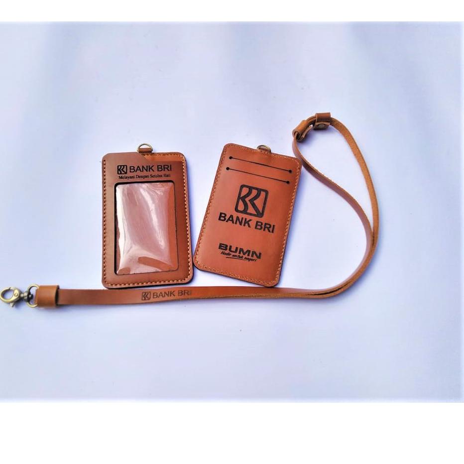 

New Arrival|SQ17|ID Card BRI Kulit Free Lanyard