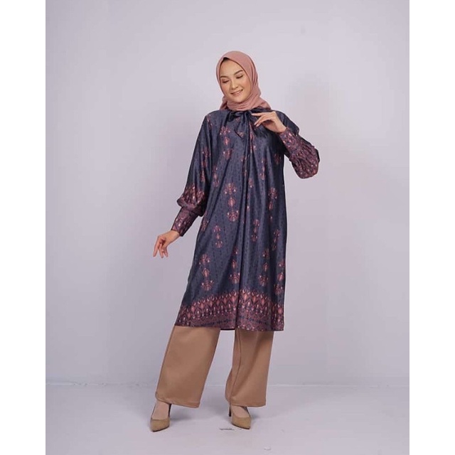 Tunik Nanjana Elzatta Hijab Ori Baju Atasan Wanita
