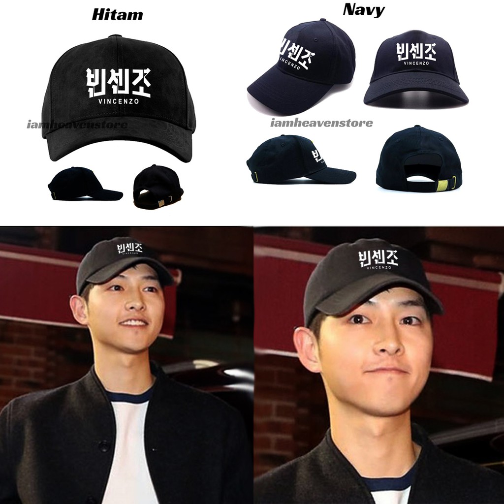 Topi Baseballcap Vincenzo Cassano Song Jong Ki Drama Korea Vicenzo Netflix Drakor 2021