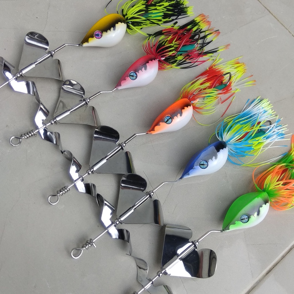 Slatter Slashbait Double Propeller 20gram | lure slatter buzzbait | lure slatter | lure slashbait | 