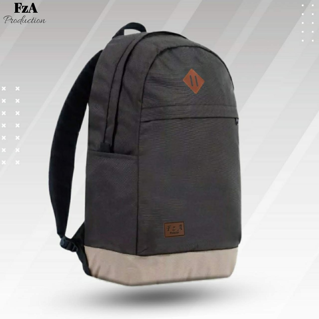 Tas Ransel Punggung Distro Casual Pria Wanita / Tas Ransel Laptop Original - FzA FREE Topi Distro Trucker