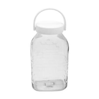 Ready...Ready...Ready...] Retro toples Glasslock 2 Ltr brand Korea - Putih