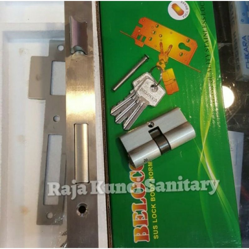 Paket Lengkap Handle Roses + Kunci Stainless SUS 304/Paket Kunci Komplit Gagang Stainless/