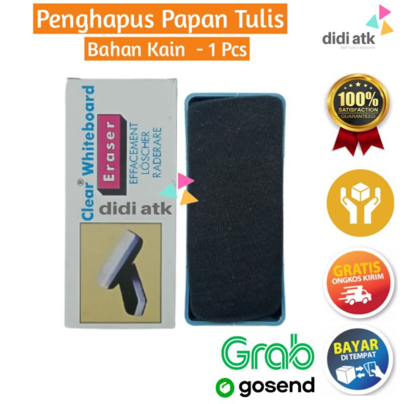 

Penghapus Papan Tulis / Clear Eraser Whiteboard No. EO378