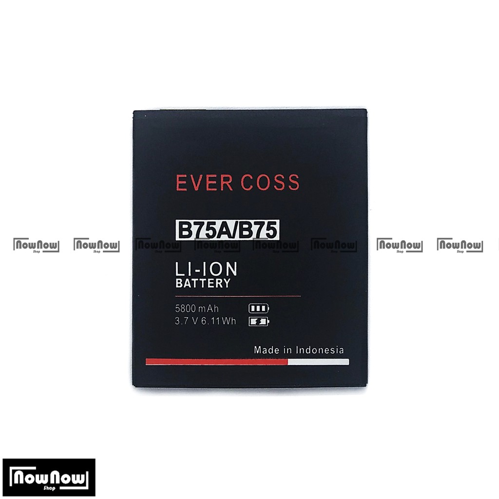 Baterai Evercoss B75 Elevate Y3 Plus Original Double Power Batre Batrai Battery HP