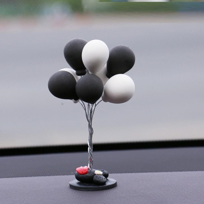 Pajangan Dashboard Motif Balon | Hiasan Dekorasi Mobil Premium Car Balloon