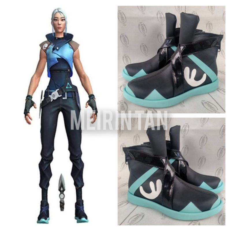 jet valorant cosplay shoes