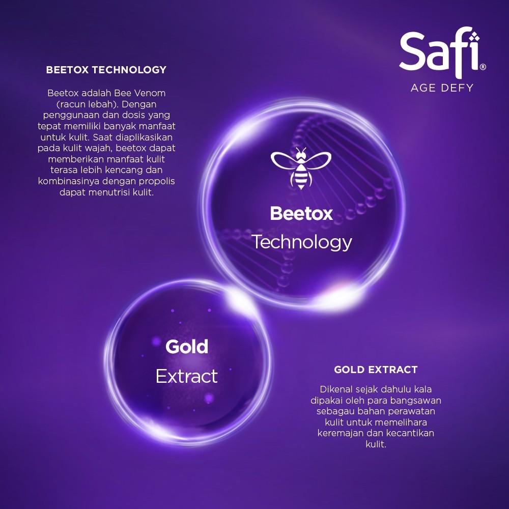 [PROMO] SAFI Age Defy | Gold Water Day Night Cream Cleanser Exfoliator Serum Youth Elixir