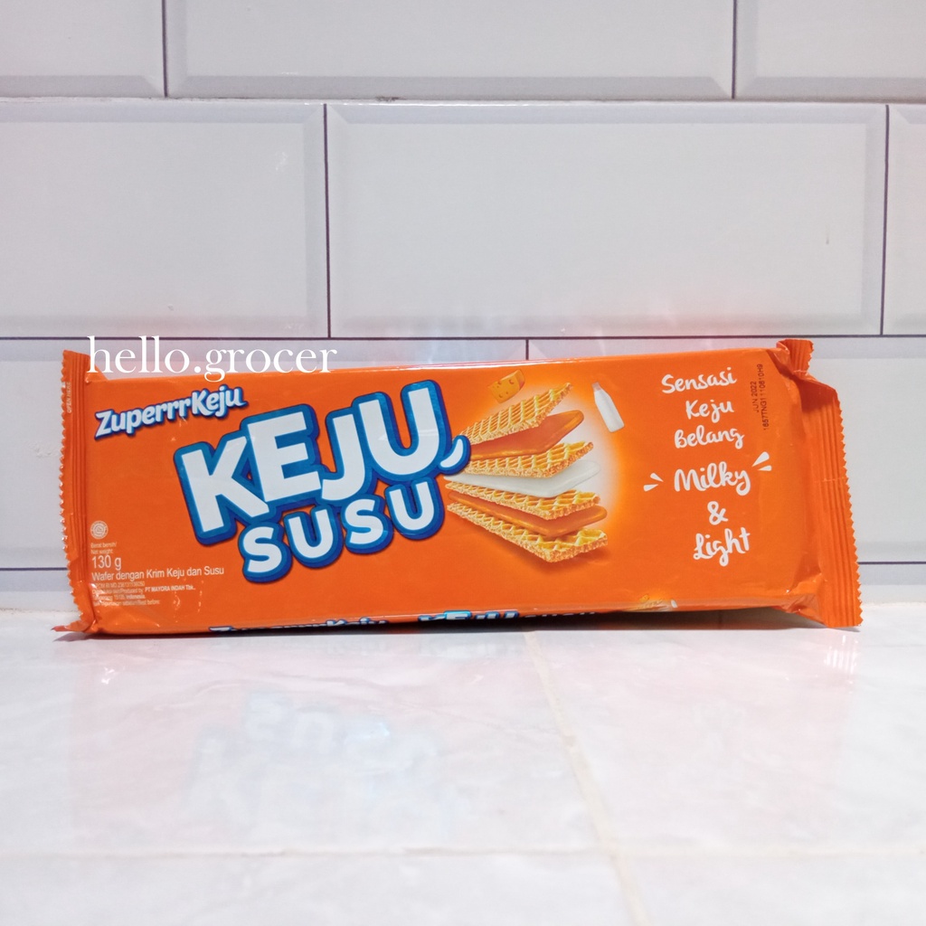 Zuperrr Keju Susu Wafer Cemilan 130 gr