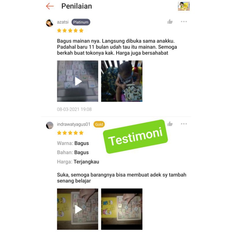 Mainan Edukasi BALOK IQRO Kado ultah ulang tahun mainan Anak laki laki perempuan Bayi Balita 5 3 4 2 tahun Mainan Edukatif Balok kayu Ape paud tk sd Mainan Murah Mengaji huruf Arab-5