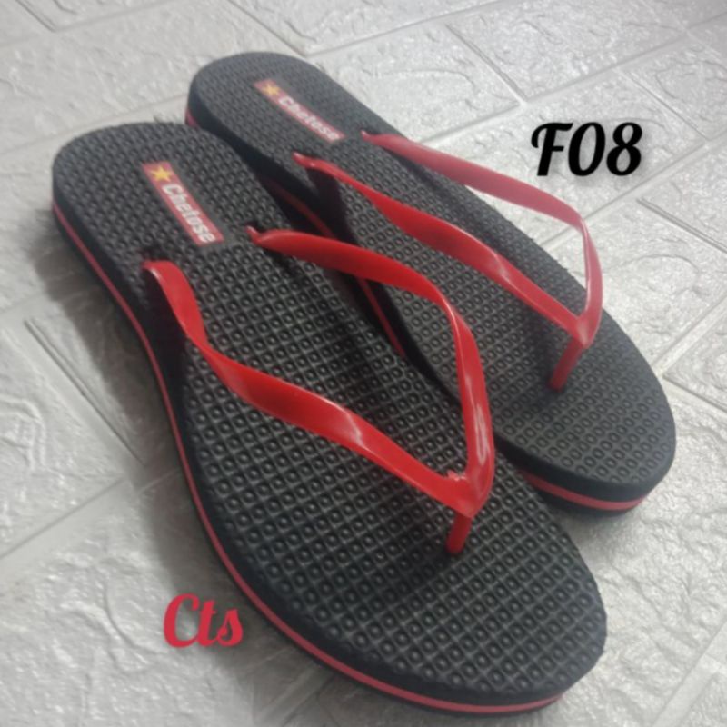 CTS Sandal Jepit Wanita Model Entrik Bintik F08