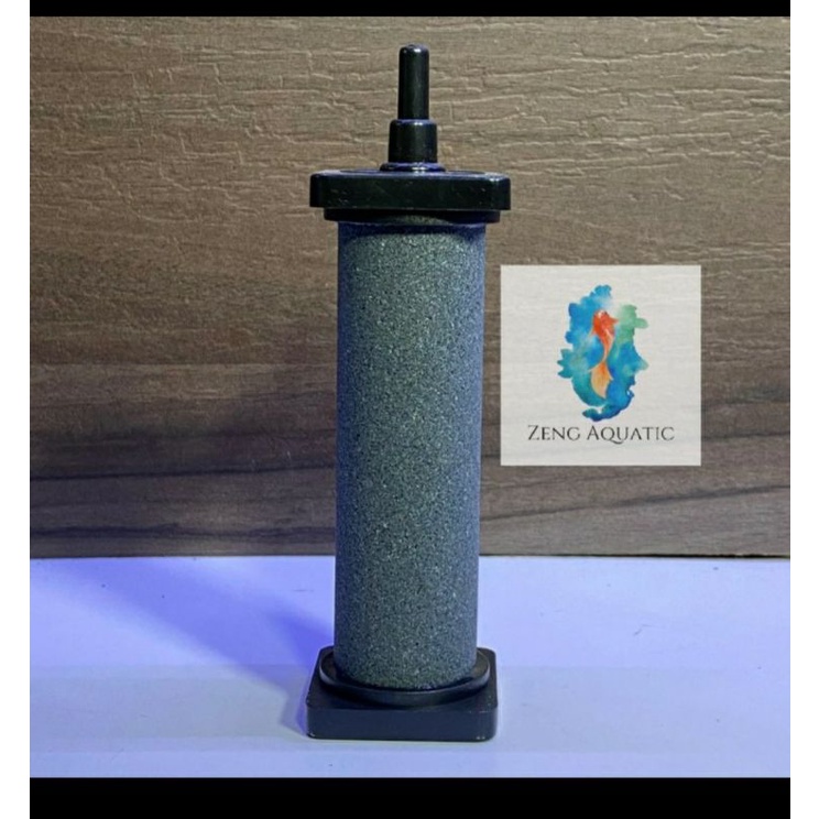 Batu Aerator Gelembung Udara Silinder 11Cm - Airstone Kolam & Aquarium Besar by Zeng Aquatic