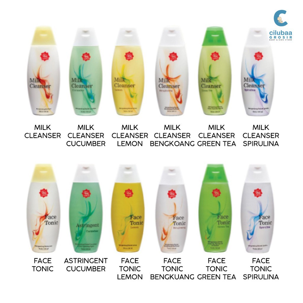 Jual VIVA Milk Cleanser dan Face Tonic 100mL Air Mawar (susu pembersih