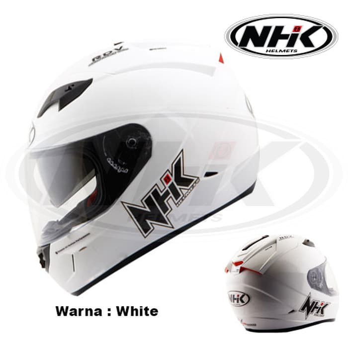 Helm NHK Full Face GP 1000 White