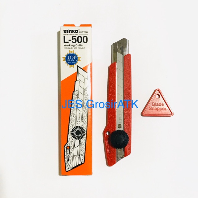 

Cutter Kenko L-500 Besar / Pisau Cutter Besar [pcs]