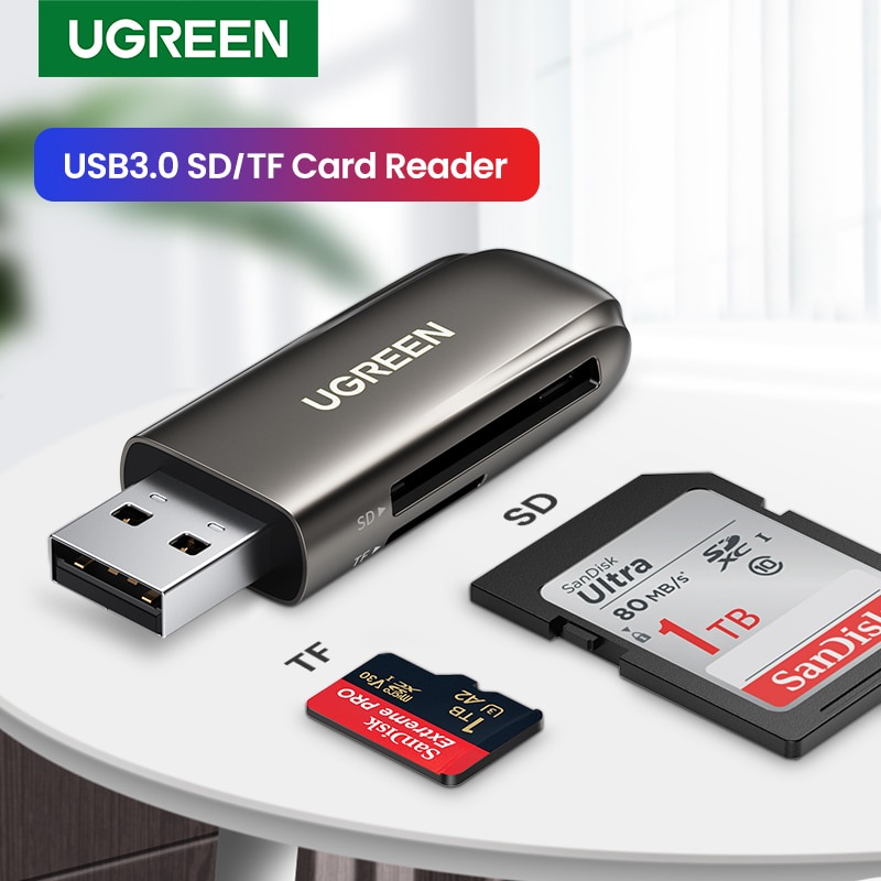 Ugreen Card Reader USB 3.0 Ke Micro SD TF Untuk PC / Laptop