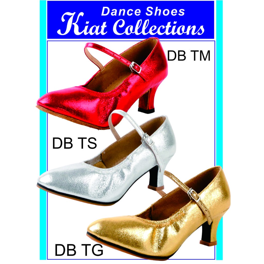 Sepatu Dansa Tango Salsa Pesta Latin Dance Shoes Tari Ballroom