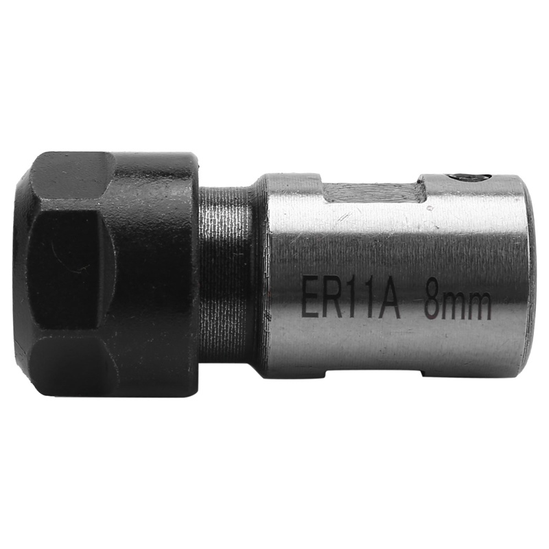 Er11 Collet Chuck Motor Shaft Extension Rod Spindle Collet Bubut Alat Holder Inner 8MM Untuk CNC Milling Boring Gerinda