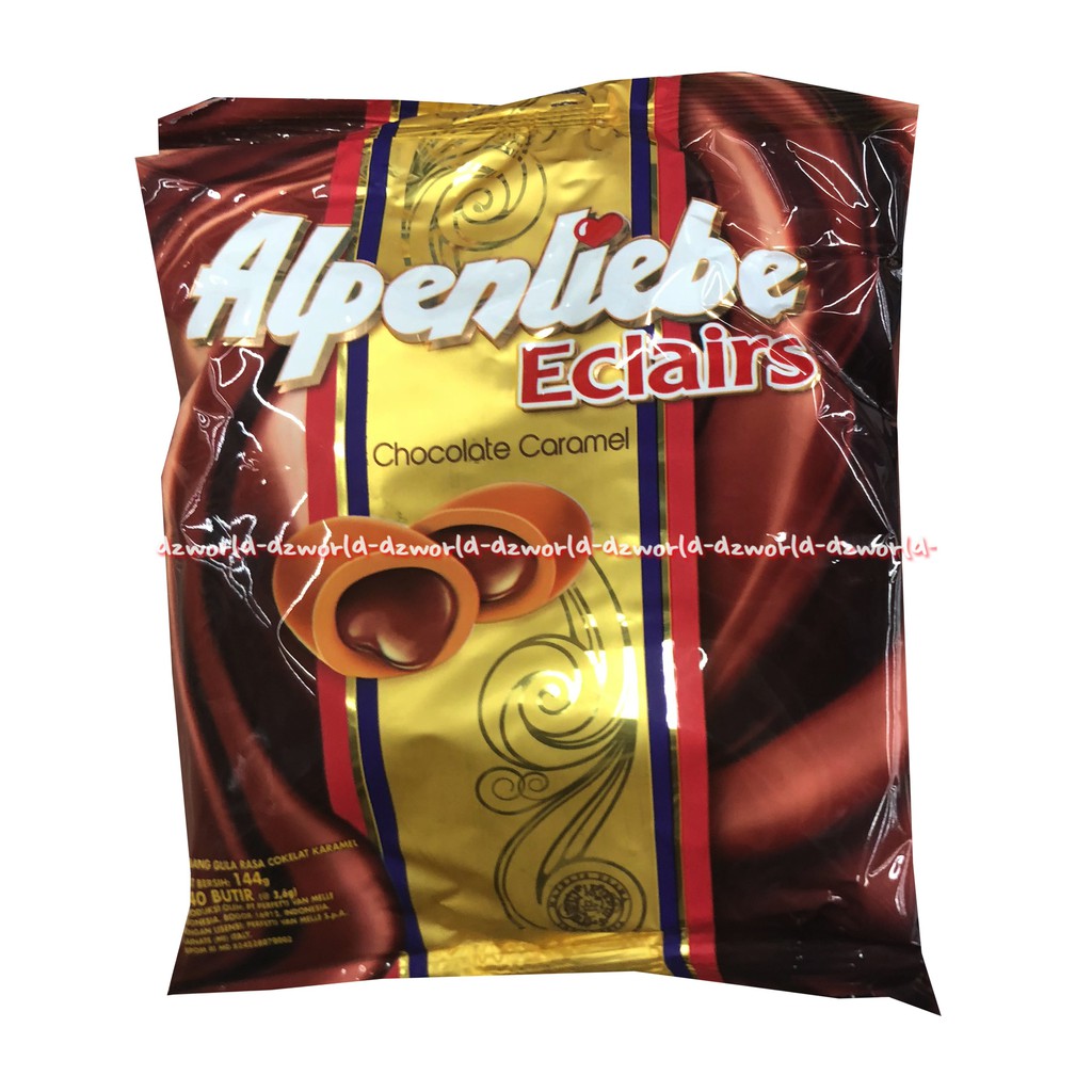 Alpenliebe Eclairs 40pcs Permen Coklat Caramel Alpenlibel Alpen liebe