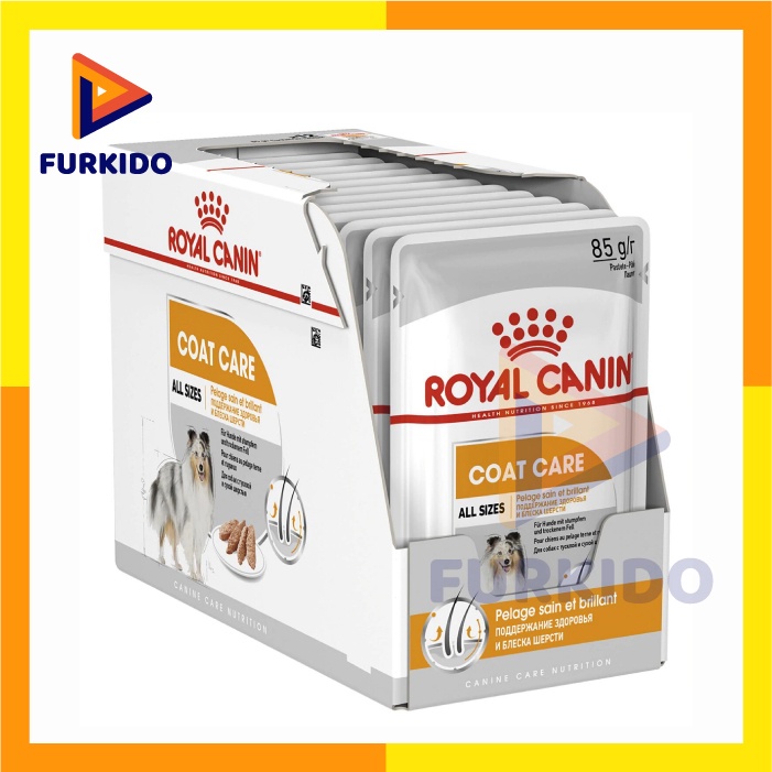 Royal Canin Wet Food Coat Care Loaf Pouch 85 Gr