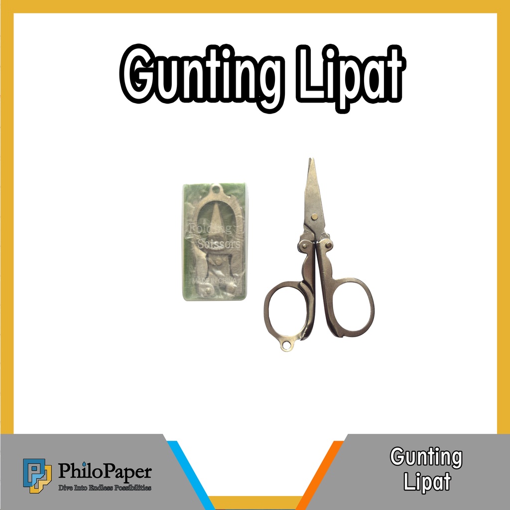 

ATK ~ Gunting Lipat / Gunting Portable / Trip Scissor / Mini Scisor